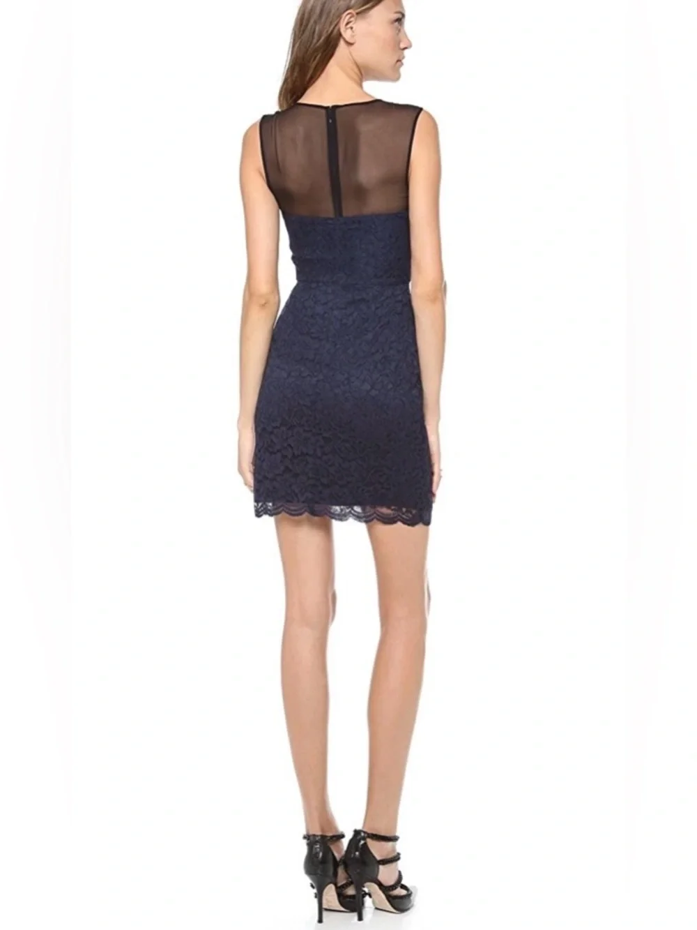 Diane Von Furstenberg fitted lace